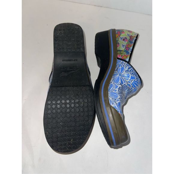 Dansko Vegan Volley Patchwork Floral Clogs Womens EU 40 Slip Resistant US9 - Picture 3 of 7